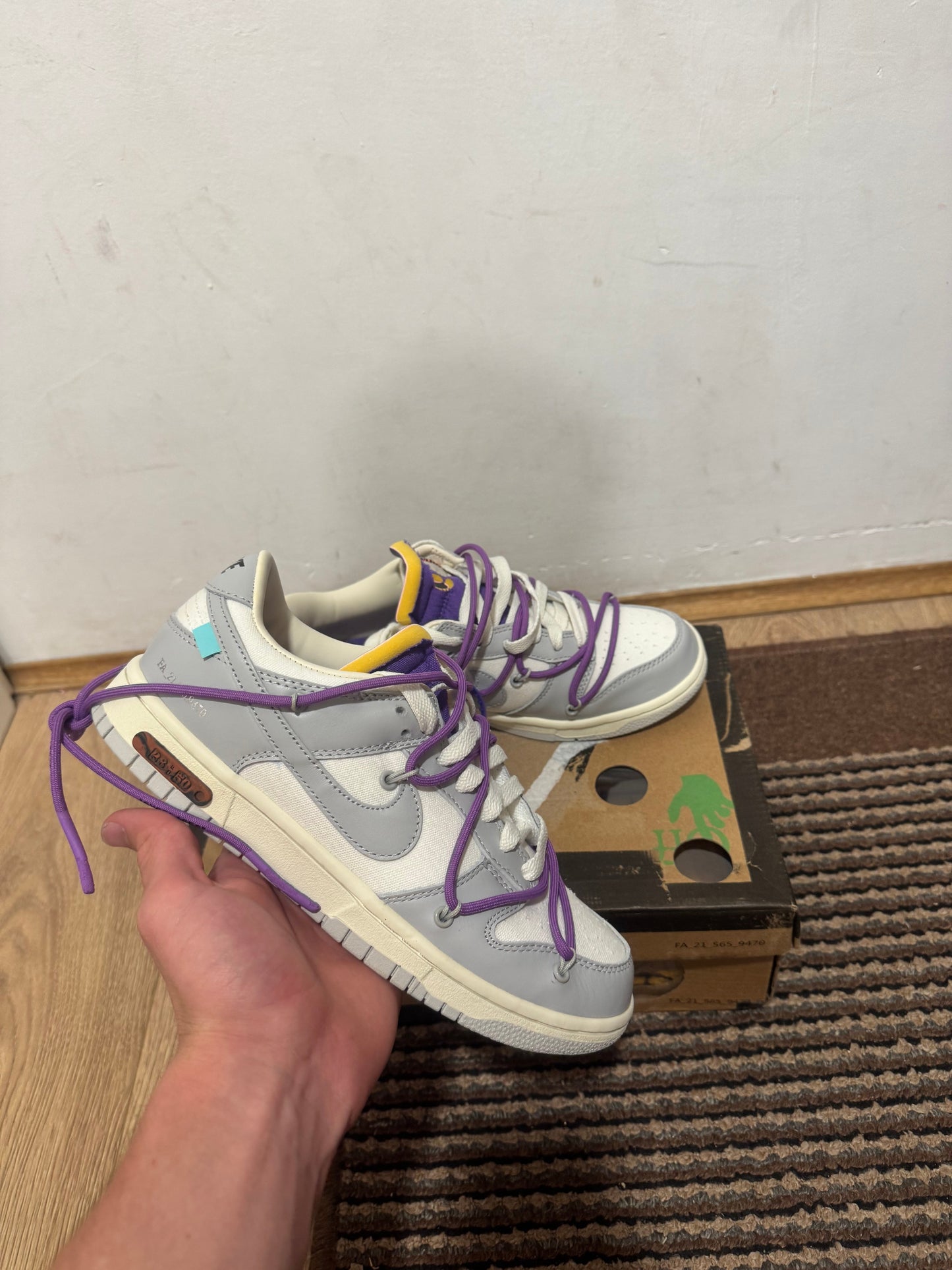 Off White dunk Lot 28 Broj 38(Odmah dostupno)