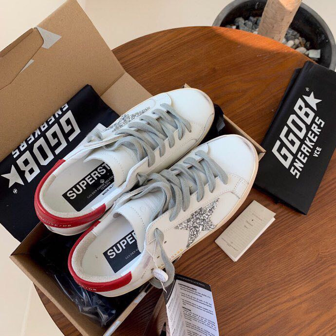 Golden Goose White Red