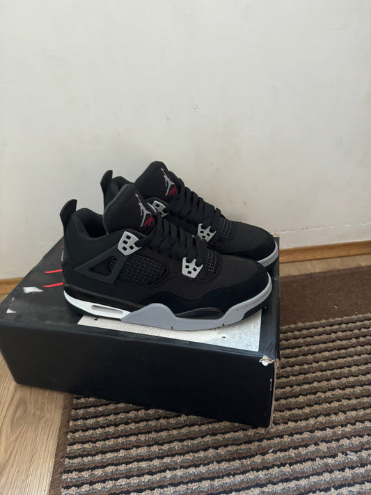 Jordan 4 Black Canvas Broj 45(Odmah dostupno)