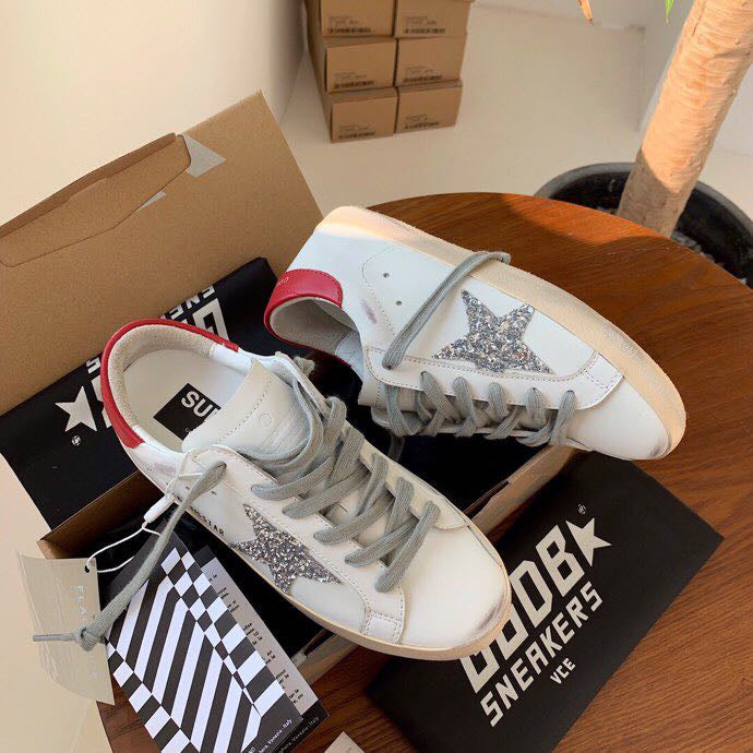 Golden Goose White Red