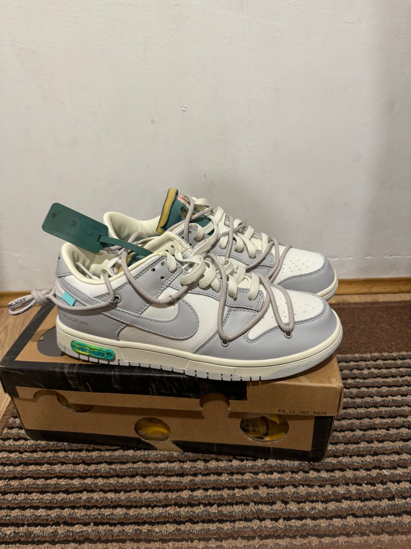 Off White dunk Lot 42 Broj 39(Odmah dostupno)