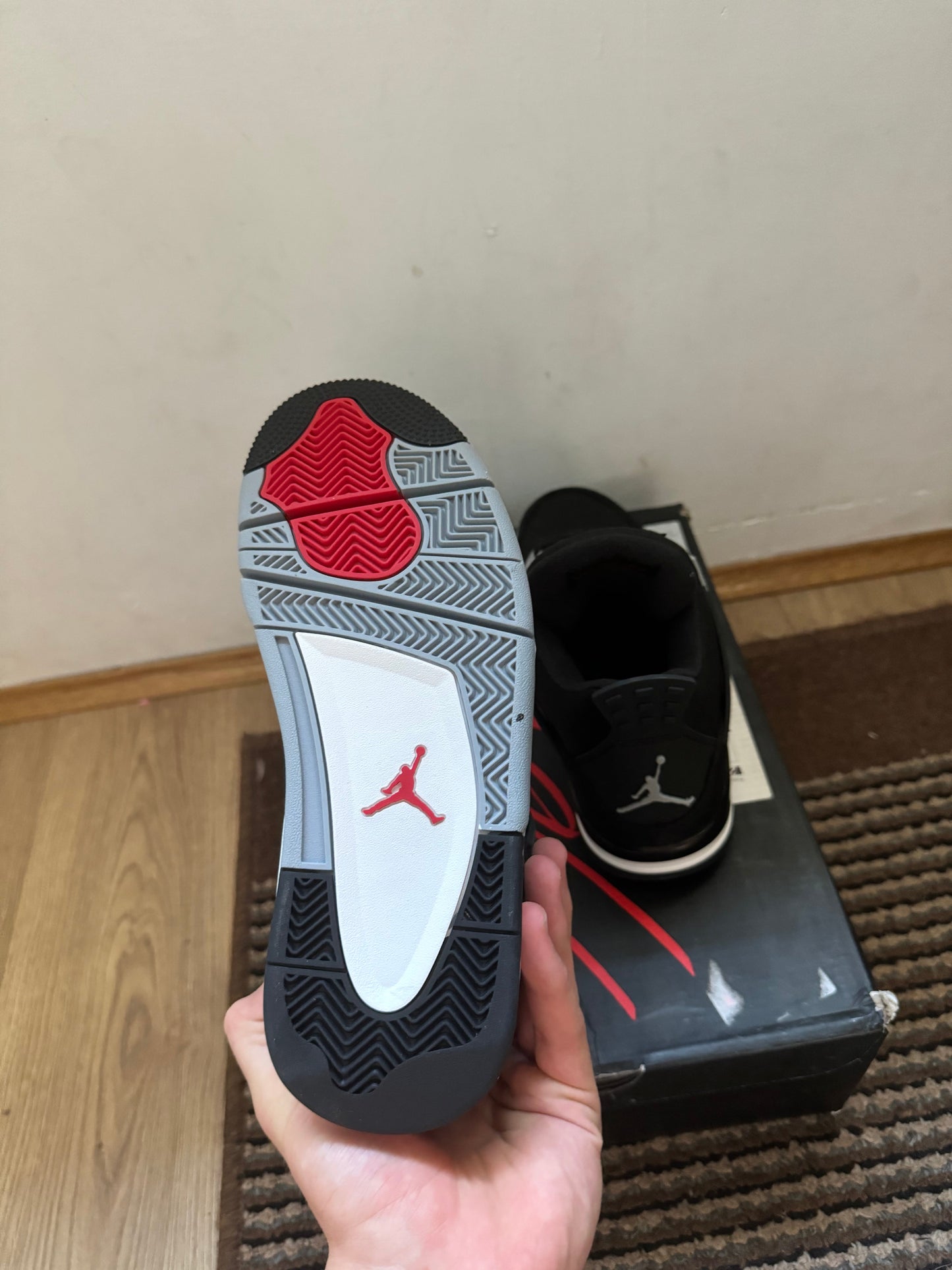 Jordan 4 Black Canvas Broj 45(Odmah dostupno)