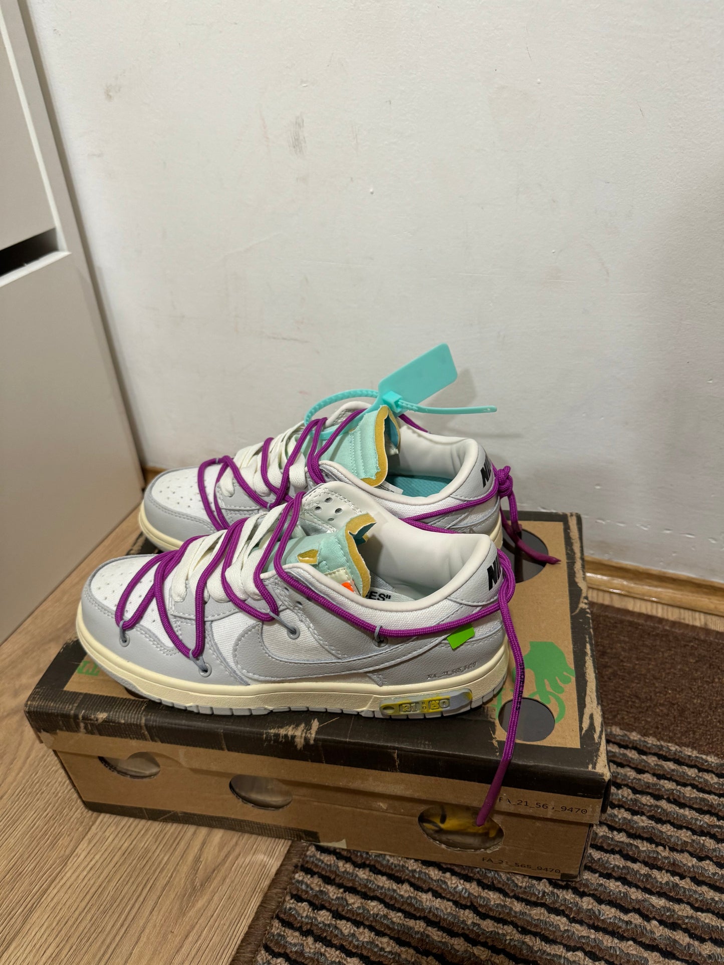 Off White dunk Lot 21 Broj 38(Odmah dostupno)