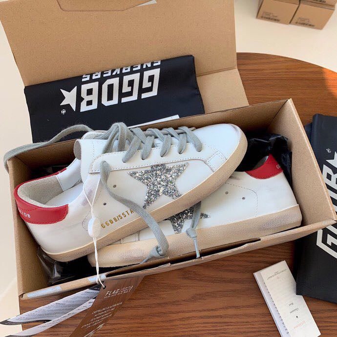 Golden Goose White Red