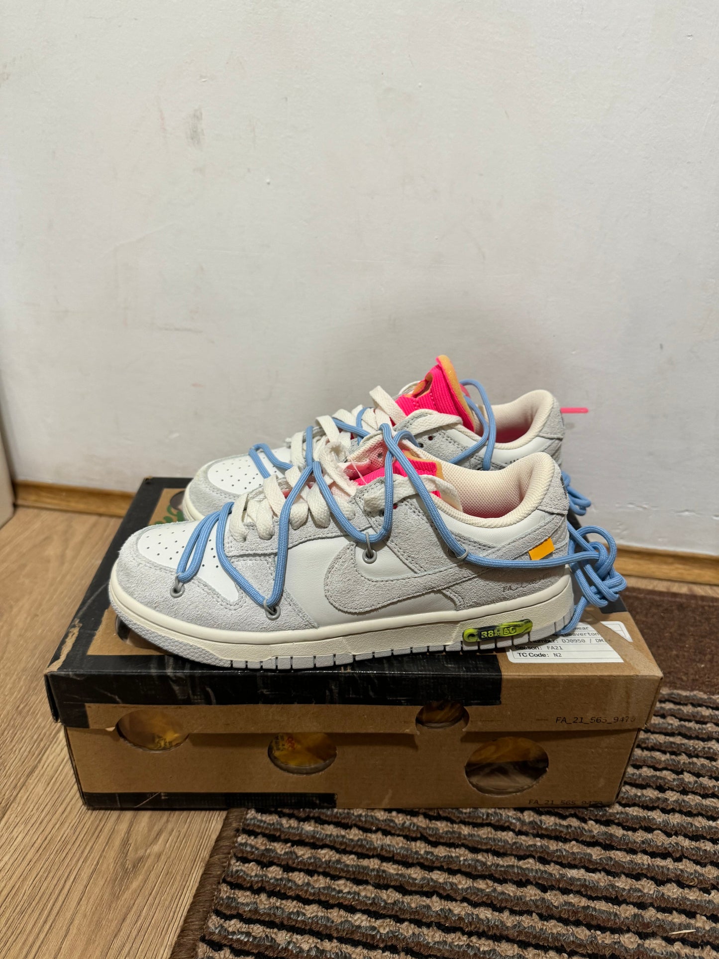 Off White dunk Lot 38 Broj 40,45(Odmah dostupno)