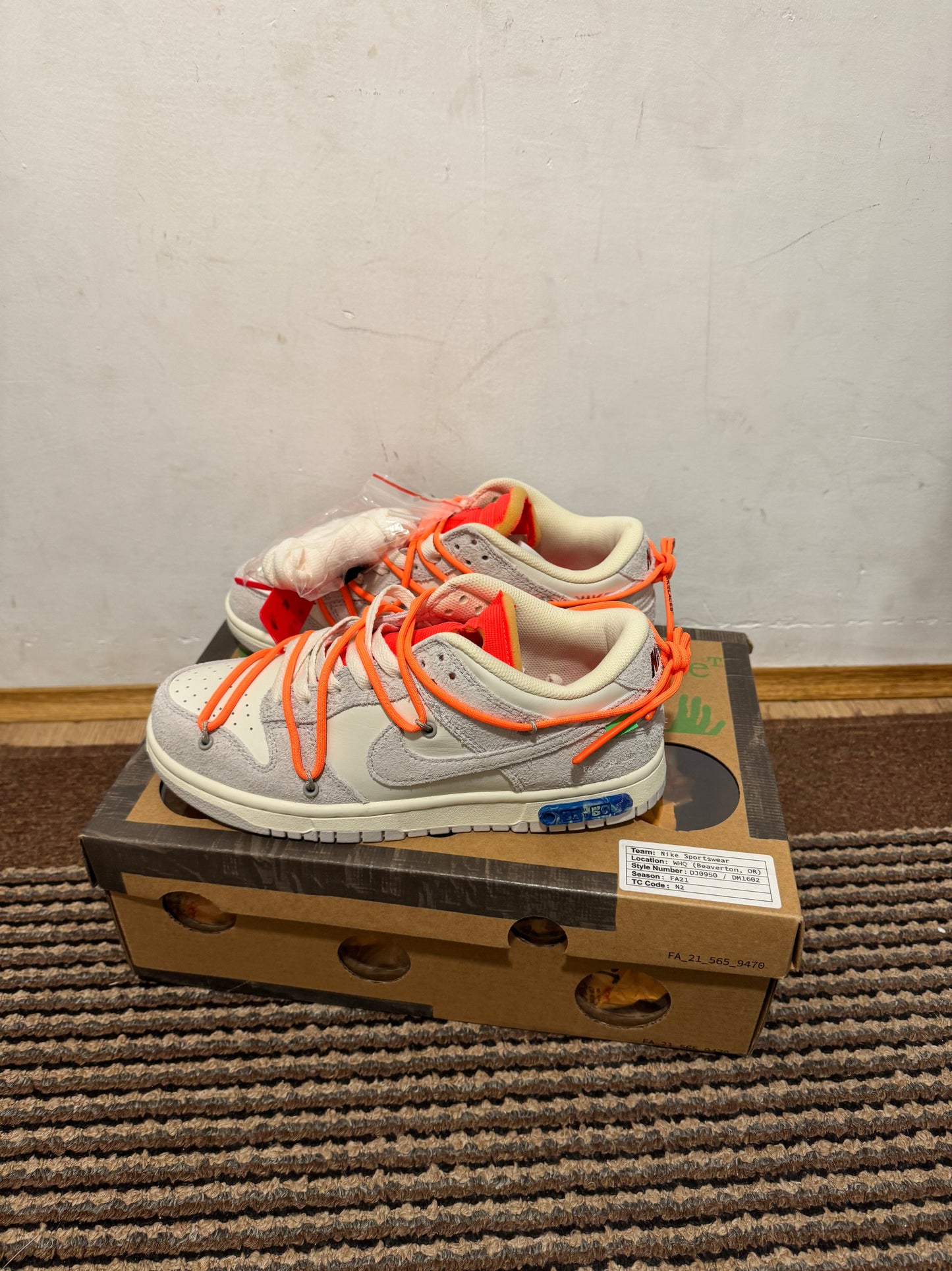 Off White dunk Broj 37.5 Lot 31(Odmah dostupno)