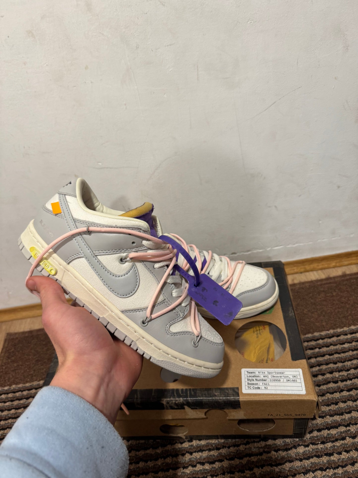 Off White dunk Lot 24 Broj 38(Odmah dostupno)