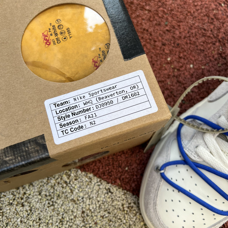 Off white dunk low lot 32