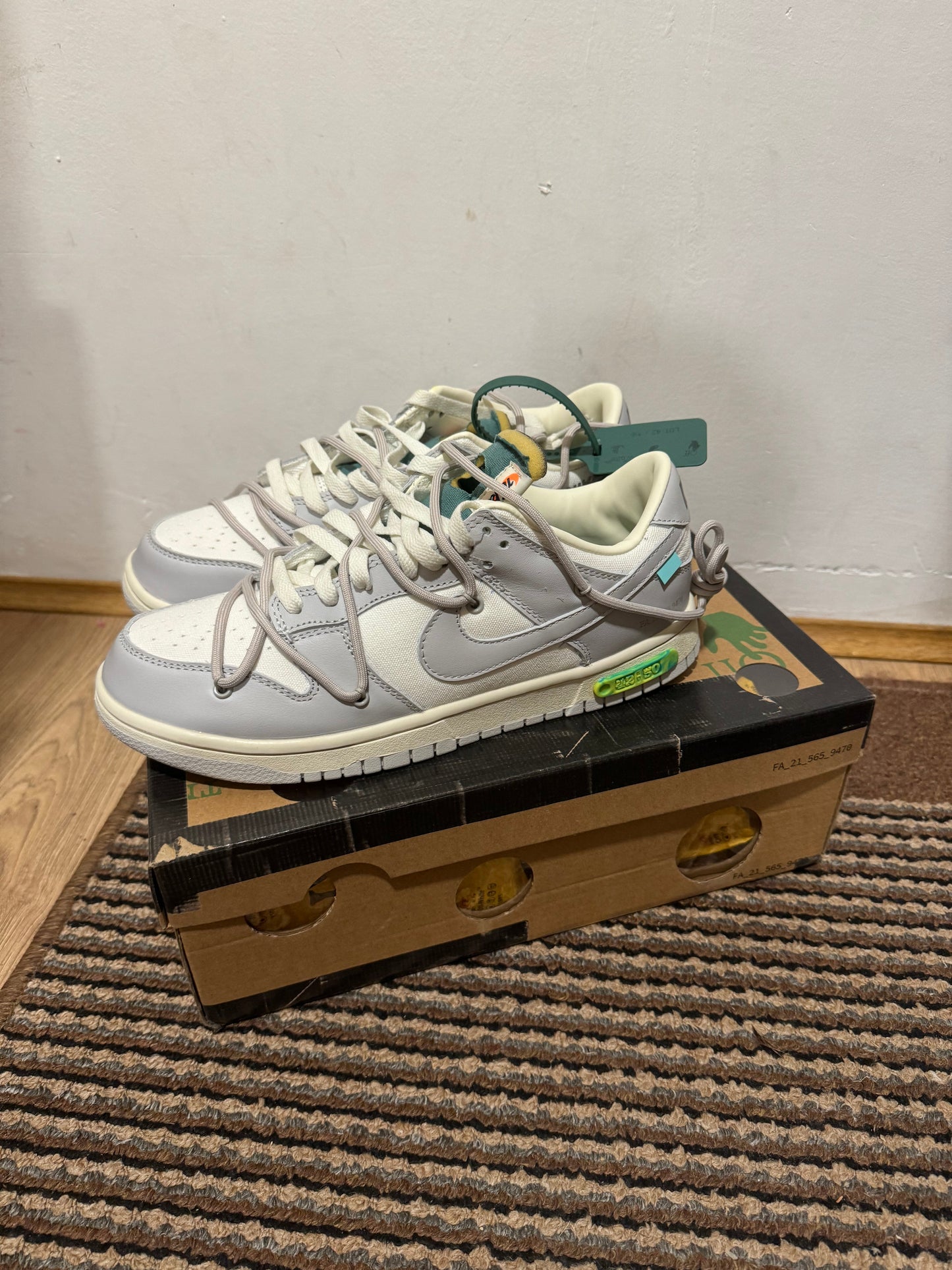 Off White dunk Lot 42 Broj 39(Odmah dostupno)