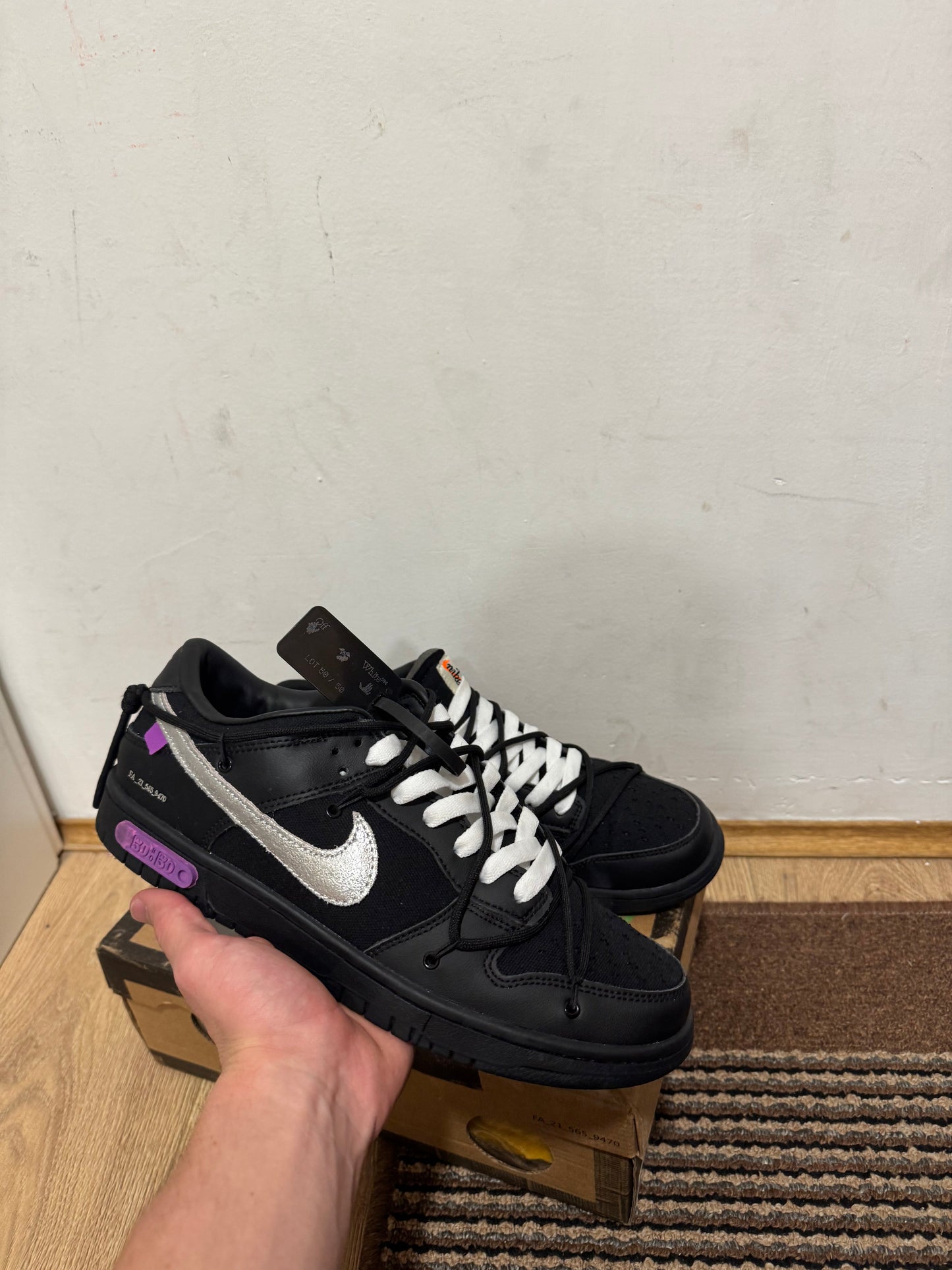 Off White dunk Lot 50 Broj 41,46(Odmah dostupno)