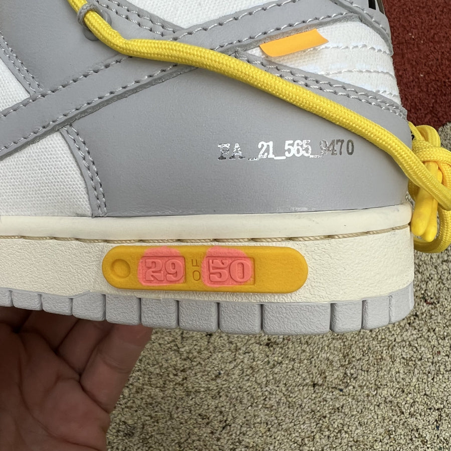 Off white dunk low lot 29