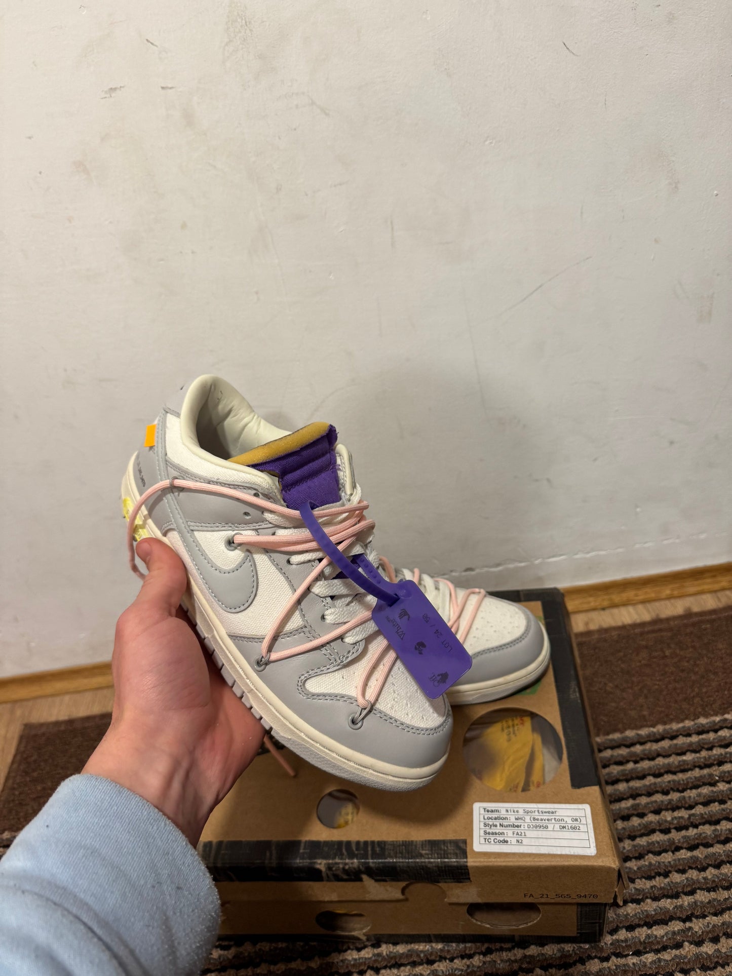Off White dunk Lot 24 Broj 38(Odmah dostupno)