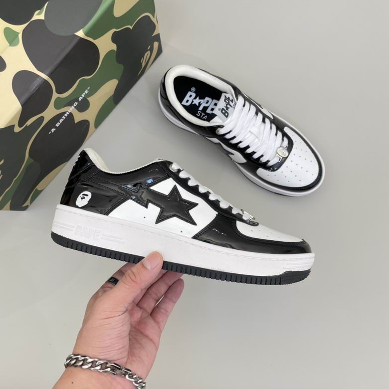 Ape Bape Sta White Black