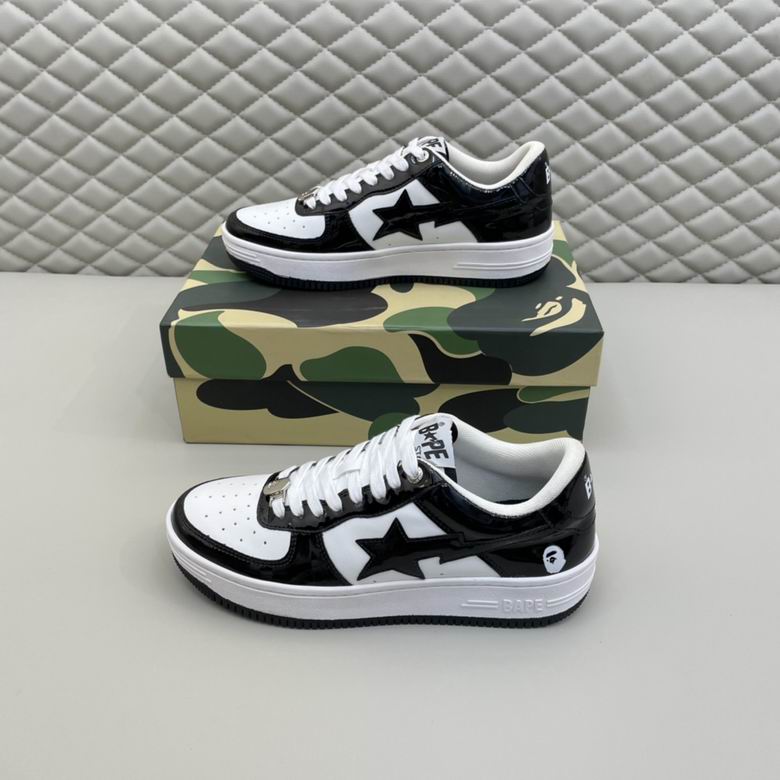 Ape Bape Sta White Black
