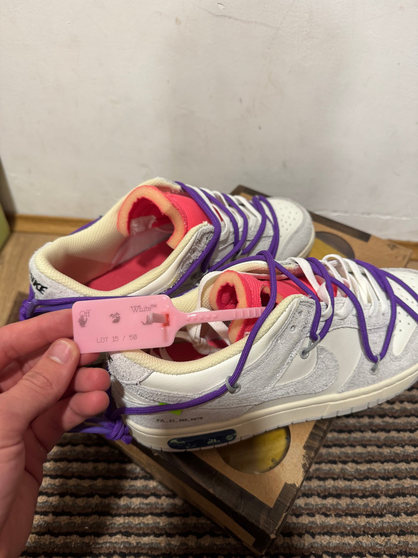 Off White dunk Lot 15 Broj 38(Odmah dostupno)