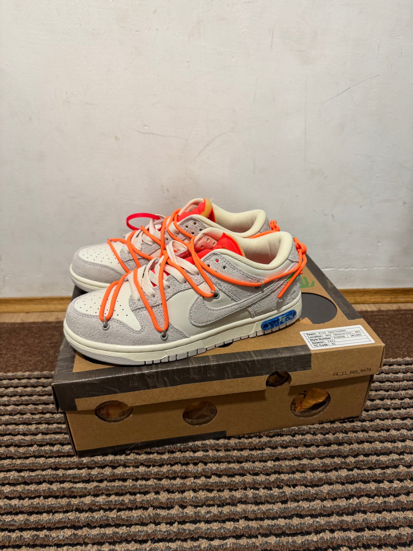 Off White dunk Broj 37.5 Lot 31(Odmah dostupno)