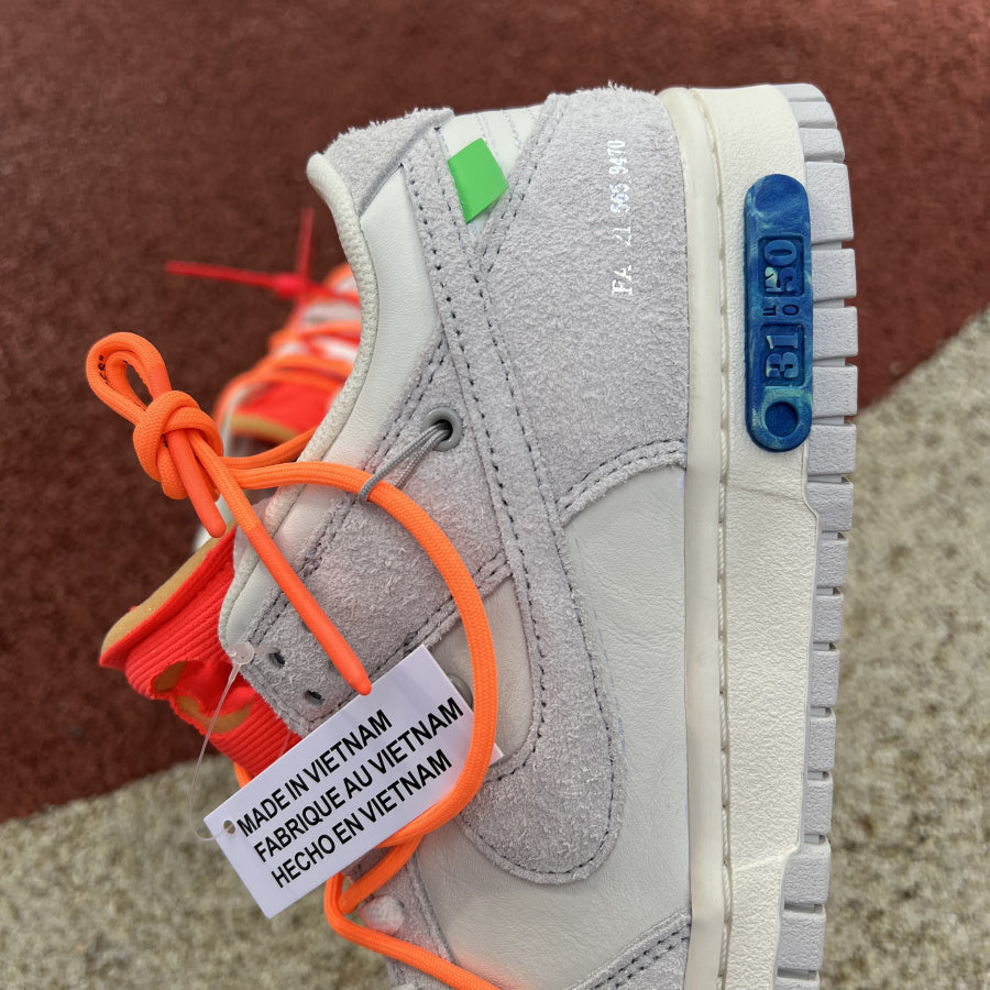 Off white dunk low lot 31