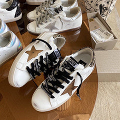Golden Goose White and Brown