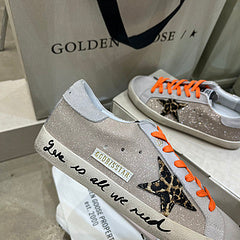 Golden Goose grey and orange