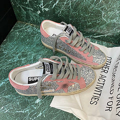 Golden Goose Silver and Pink