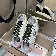 Golden Goose White and Pink