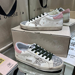 Golden Goose White and Pink