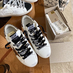 Golden Goose White and Brown